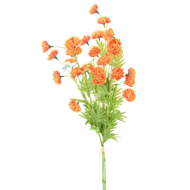 Künstliche Chrysantheme Orange 80 cm