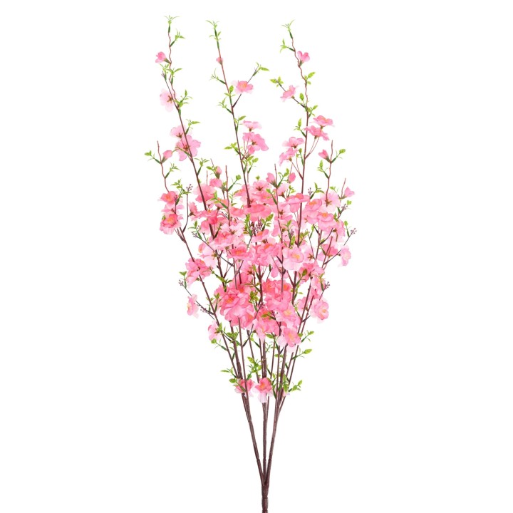 Exklusiver Kunst-Kirschblütenzweig Pink 105cm