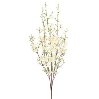 Künstlicher Kirschblütenzweig Weiss 105 cm